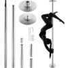 Professional Dancing Pole, Spinning Static Dancing Pole Kit, Portable Removable Pole, 45mm Heavy-Duty Stainless Steel Pole