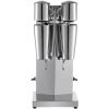 Milkshake Maker Kit, Stainless Steel Electric Milkshake Maker, 180W Milkshake Machine, Double Head Classic Milkshake Maker with 800ml Cup