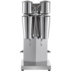 Milkshake Maker Kit, Stainless Steel Electric Milkshake Maker, 180W Milkshake Machine, Double Head Classic Milkshake Maker with 800ml Cup