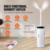 Humidifier for Home Large Room, Commercial Humidifier for Whole House 1291.7 sq ft, 16L Water Tank & Night Light & 12h Timer & Auto Shut-Off