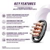 16-Head Muscle Massage Gun Deep Tissue Percussion Massager for Muscle Relaxation & Recovery.
