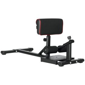 Sissy Squat Machine, Leg Workout Equipment with Adjustable Pad, Rollers and Non-slip Foot Plate for Home Gym Fitness (Option: Black-1000x180x410 mm)