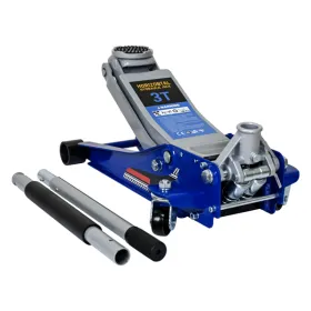 Low Level Steel Vehicle Floor Standing Hydraulic Jack With Dual Piston Rapid Lift Pump, Capacity Of 3 Tons (6600 Pounds) (Option: defaulttitle)