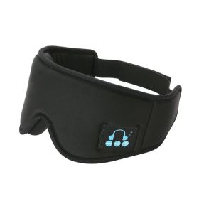 3D Stereo Eyeglasses Luminous Breathable Sleep Dual Ear Music Telephone Eyeglasses Music Call Eye Mask Christmas Gift For Women/Kids/Children/Men/Adul (Color: Black)